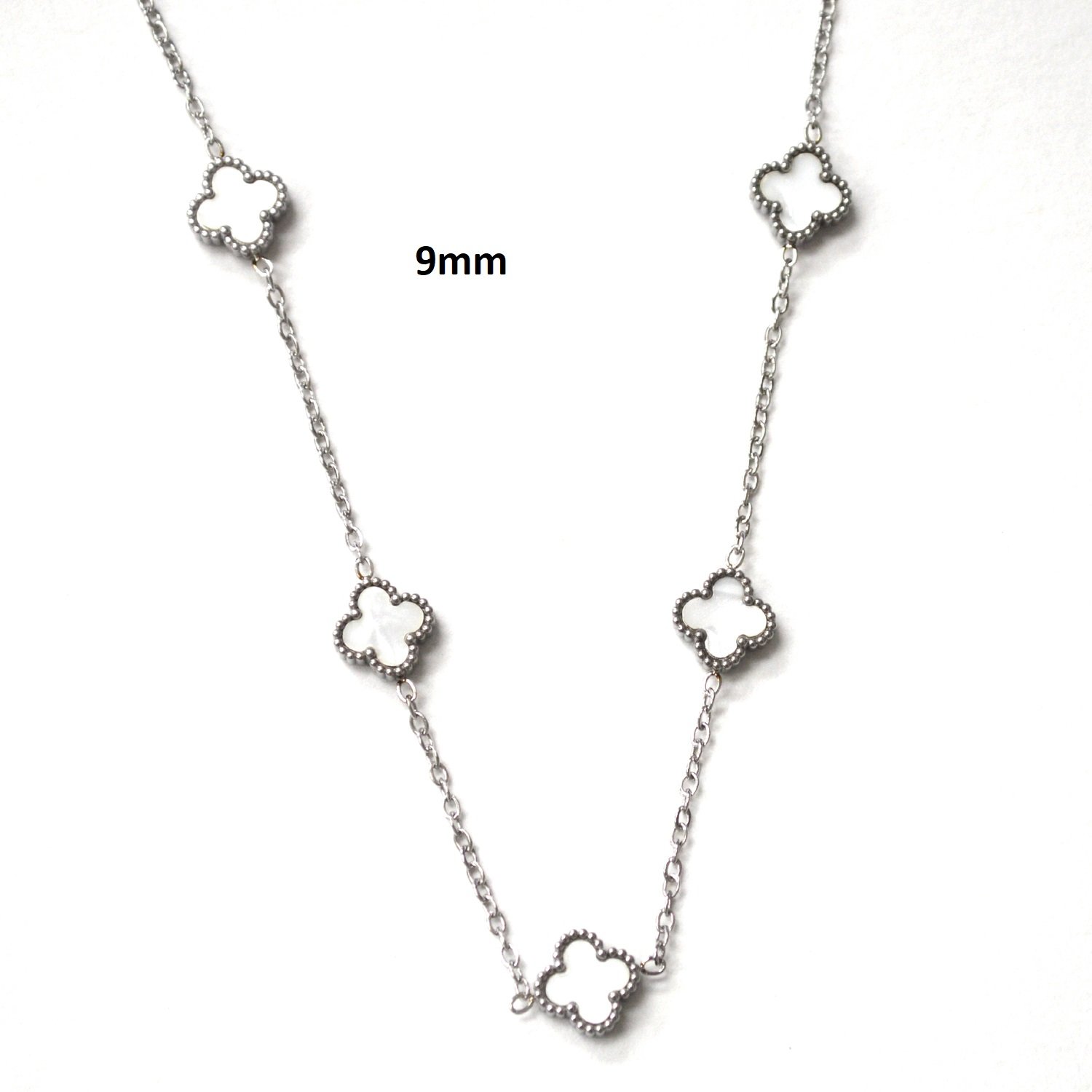 Designer's Inspired Stainless Steel Necklace 85-304S-9