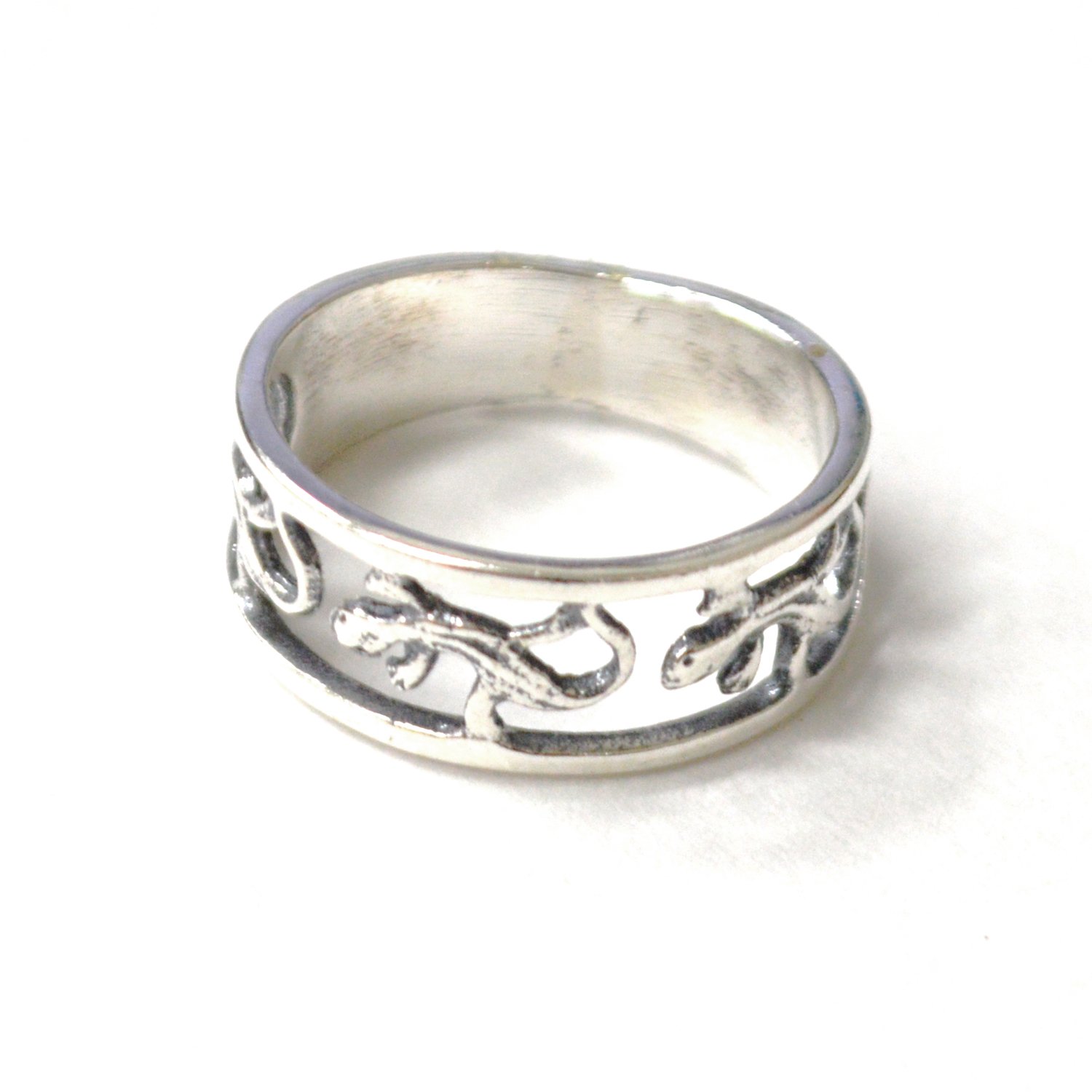 Lizard Sterling Silver Ring 51-3112