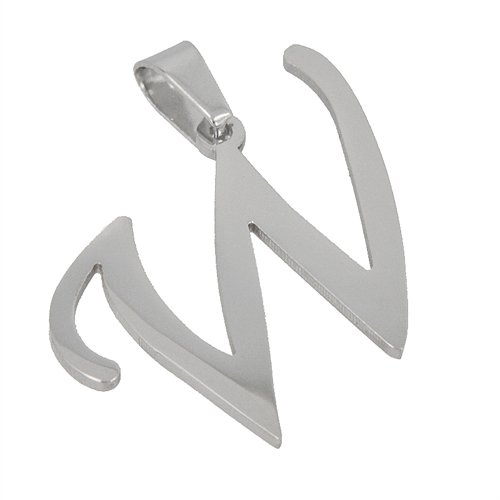 W Initial Pendant Stainless Steel 86-695S-W