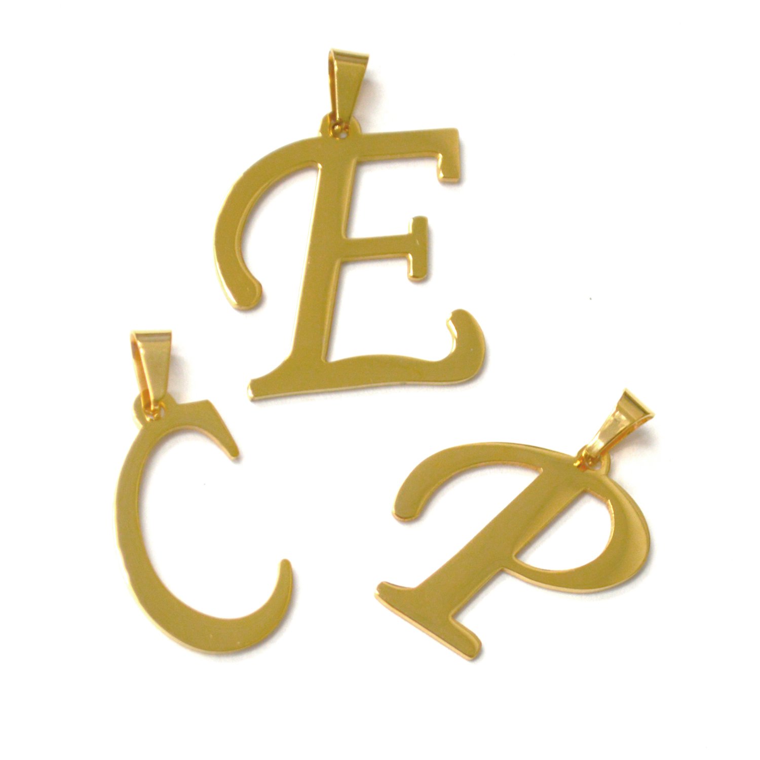 Initial Gold IP Plated Pendant 86-695G