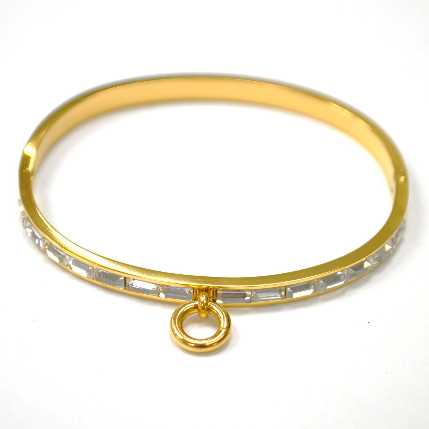 Designer Inspired Gold Plated Bangle 84-1923G