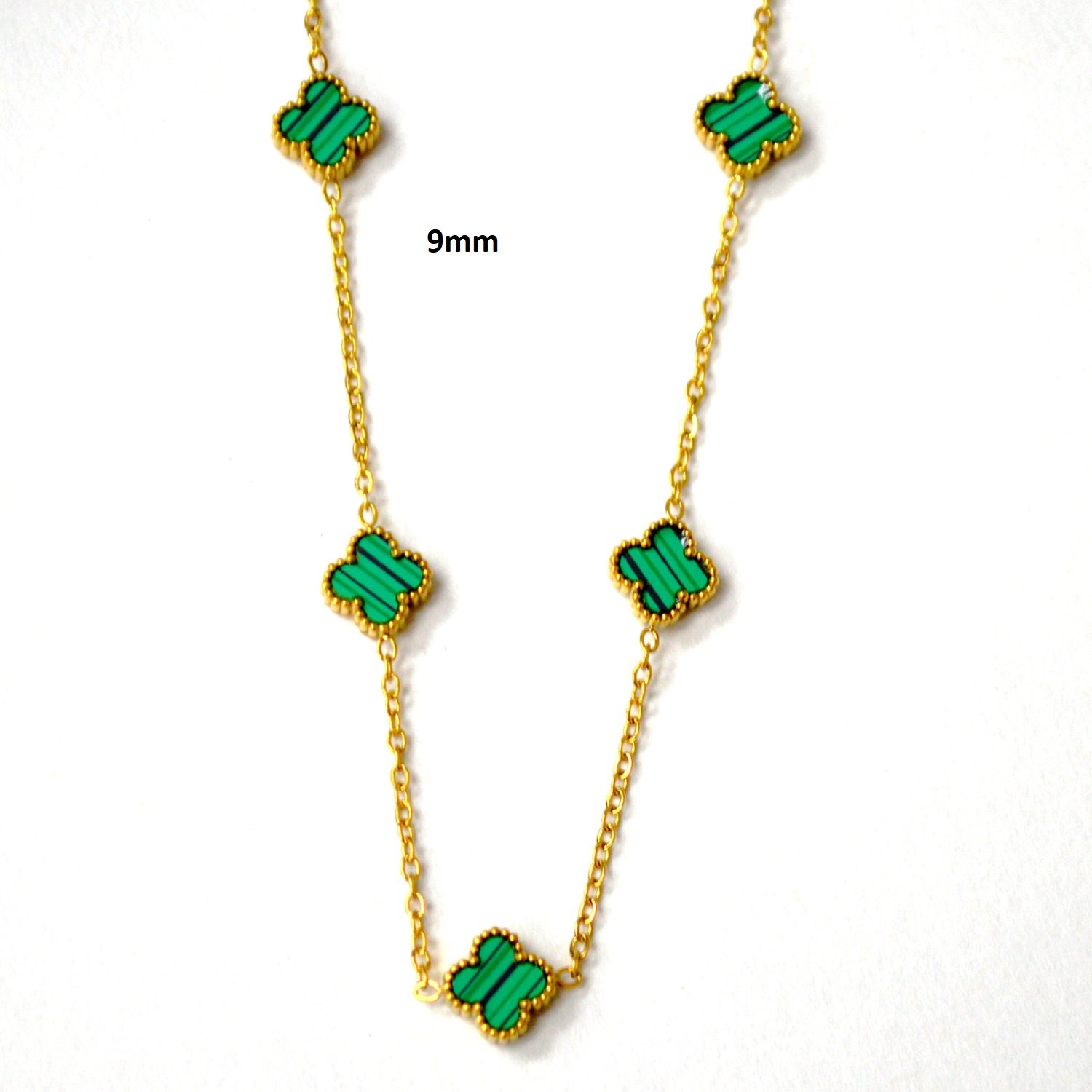 Designer's Inspired Gold IP Plated Necklace 85-304G-9