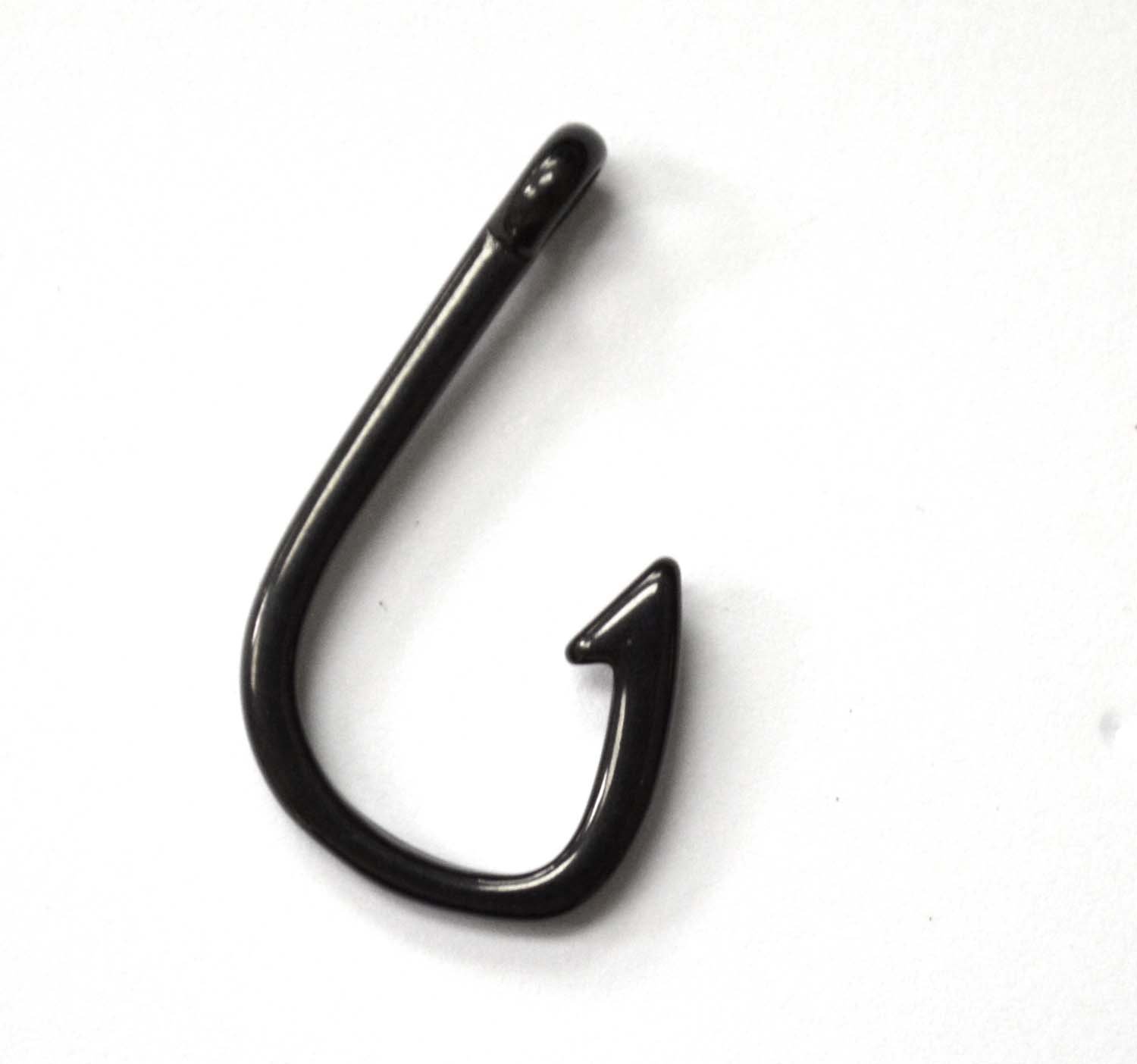 Hook Black Plated Pendant 86-2424