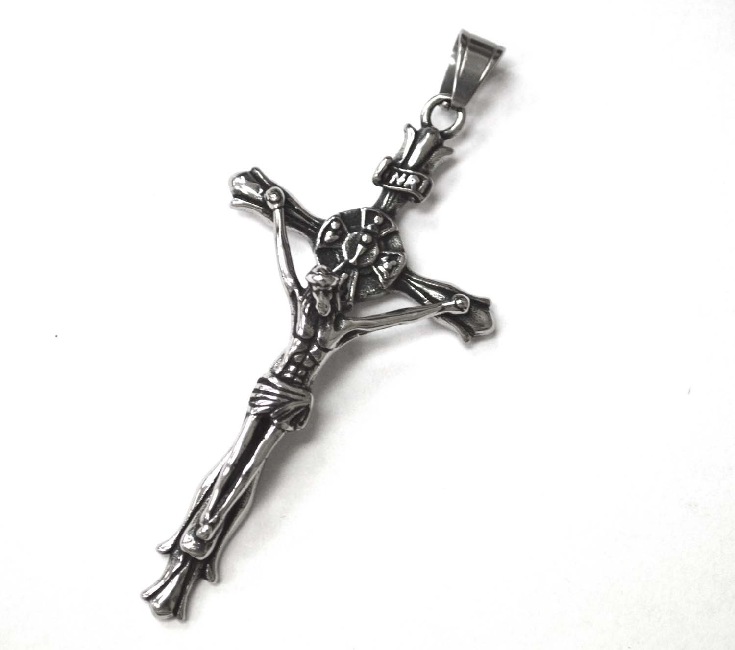 Crucifix Stainless Steel Pendant 86-2019S
