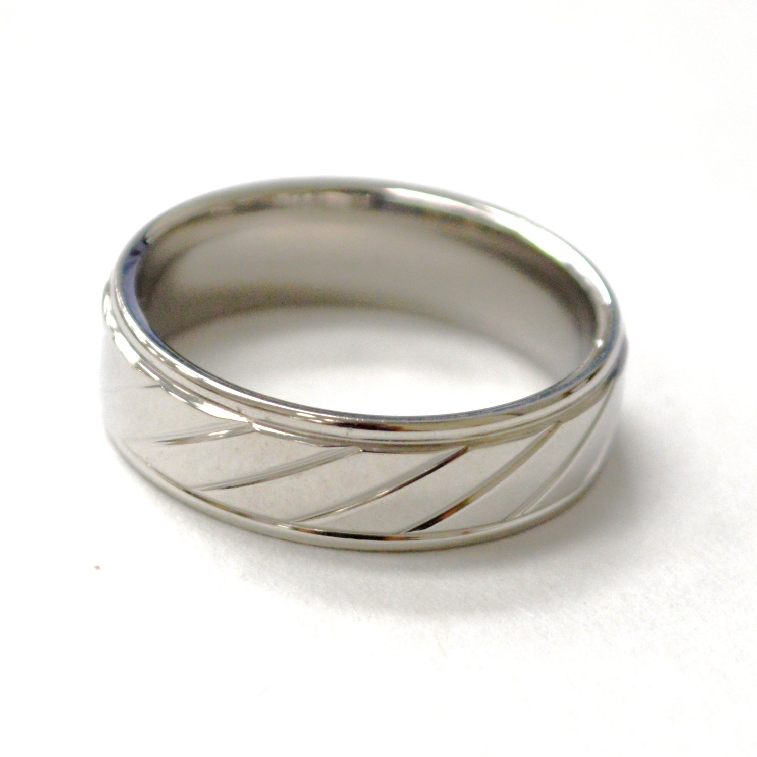 Fluted Stainless Steel Ring 81-1732S