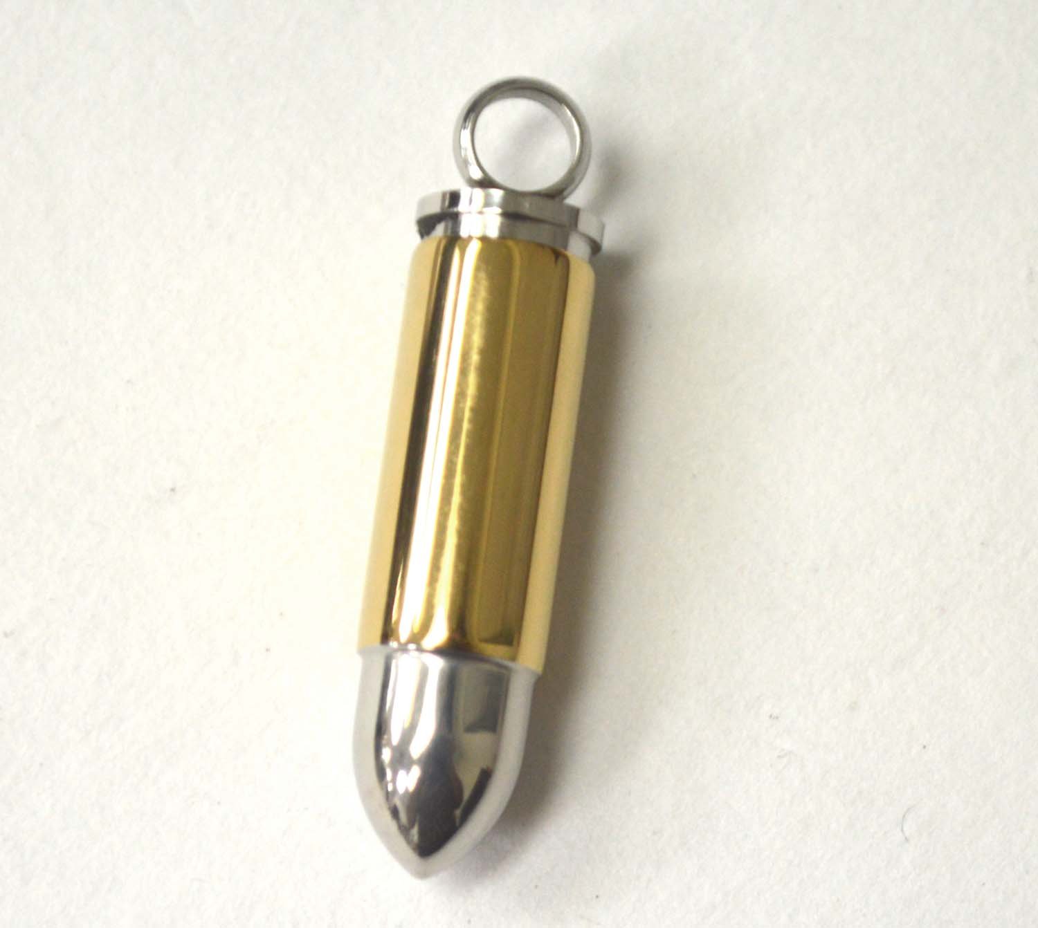 Bullet 2 Tone Gold IP Plated Pendant 86-670-2T