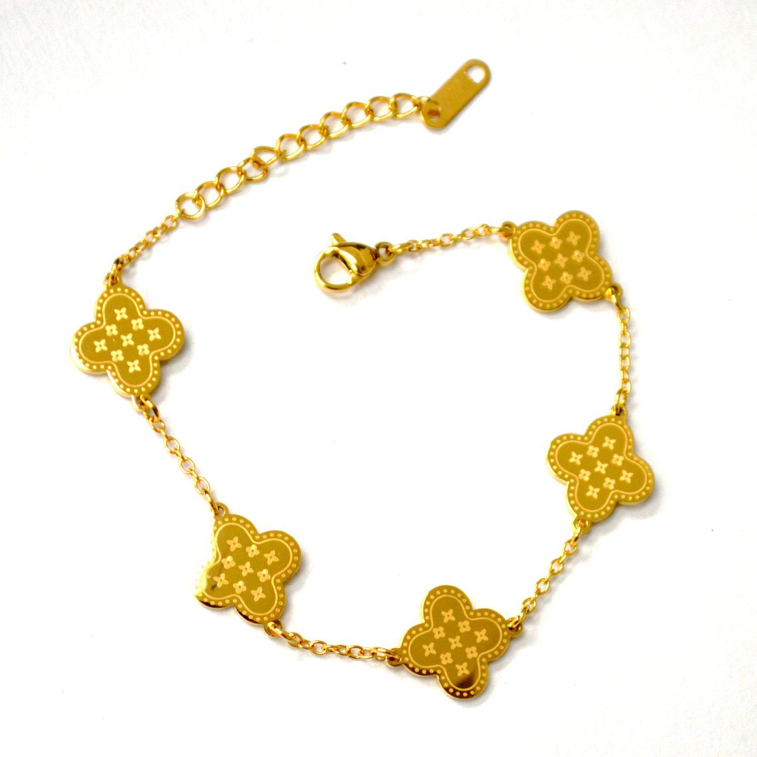 Designer's Inspired Gold IP Plated Bracelet 84-1987G