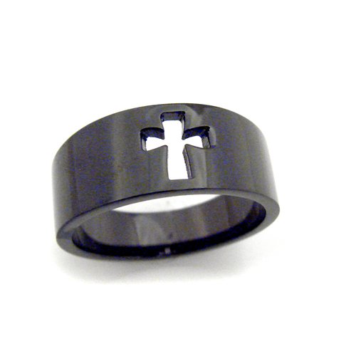 CUT OUT CROSS RING 81-612