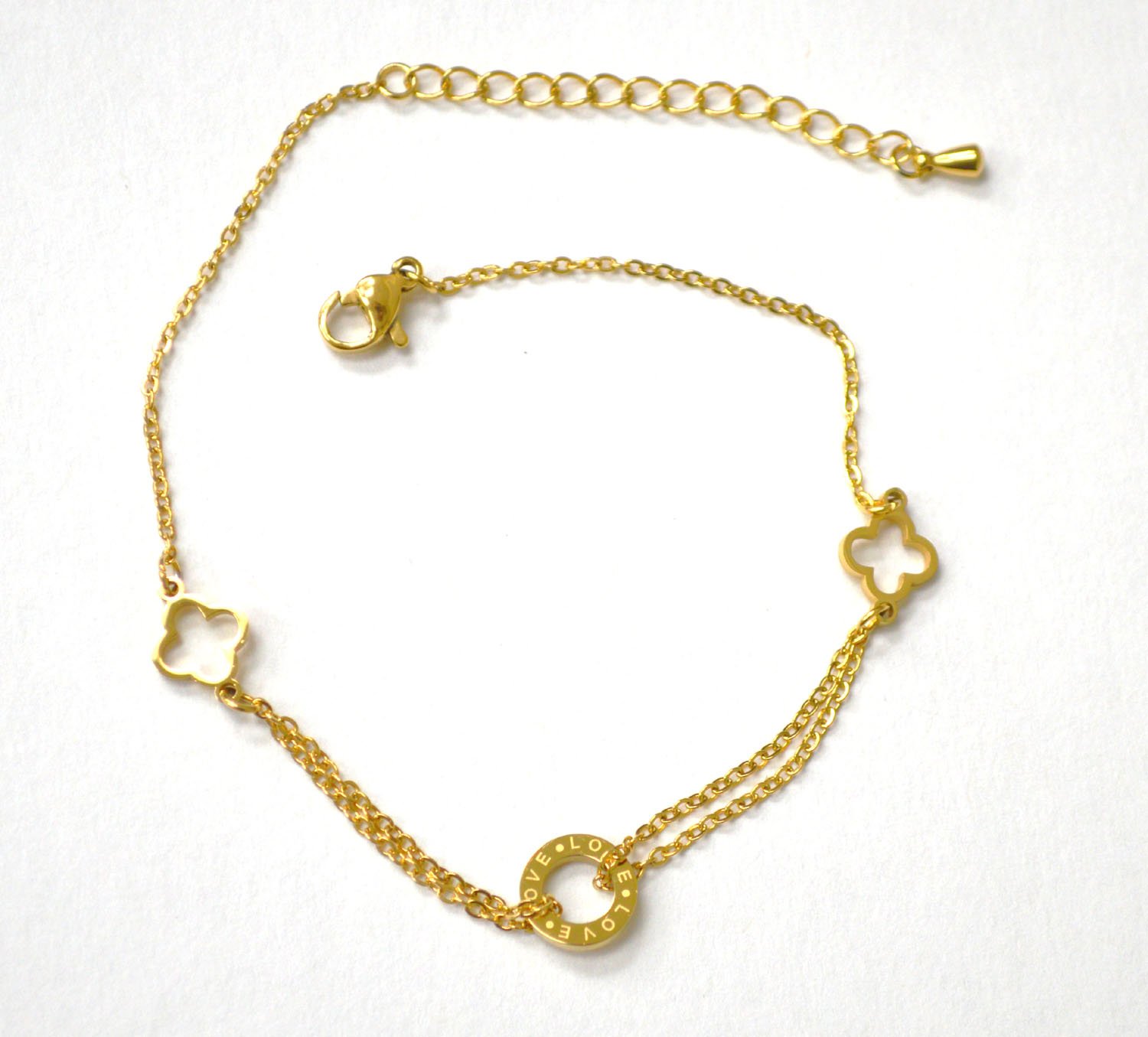 Designer Inspired Link Gold Plated 82-226G