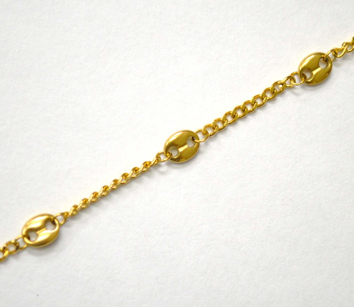 Designer Inspired Gold Plated Bracelet 84-1823G