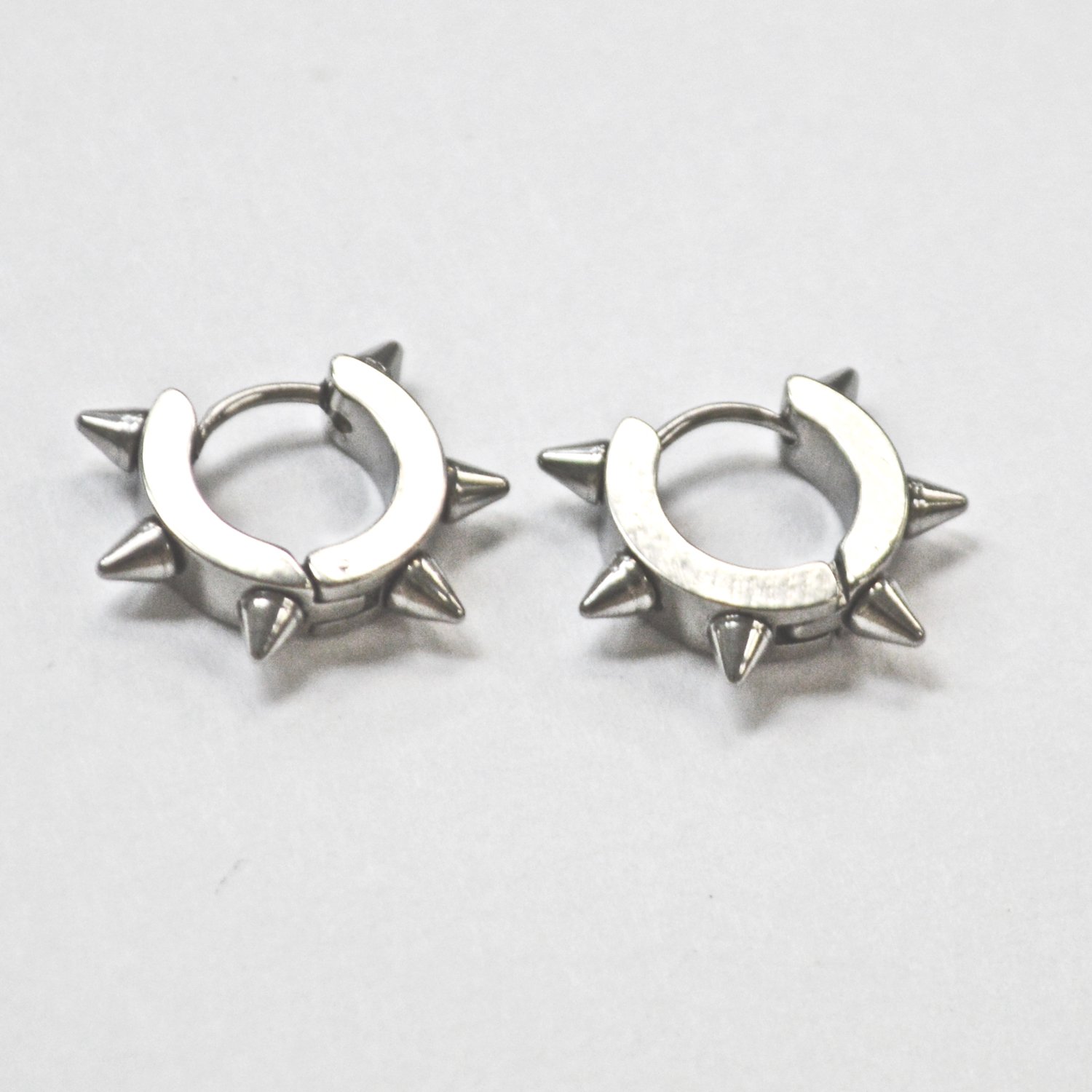 Spike Huggies Earrings 83-422S-1
