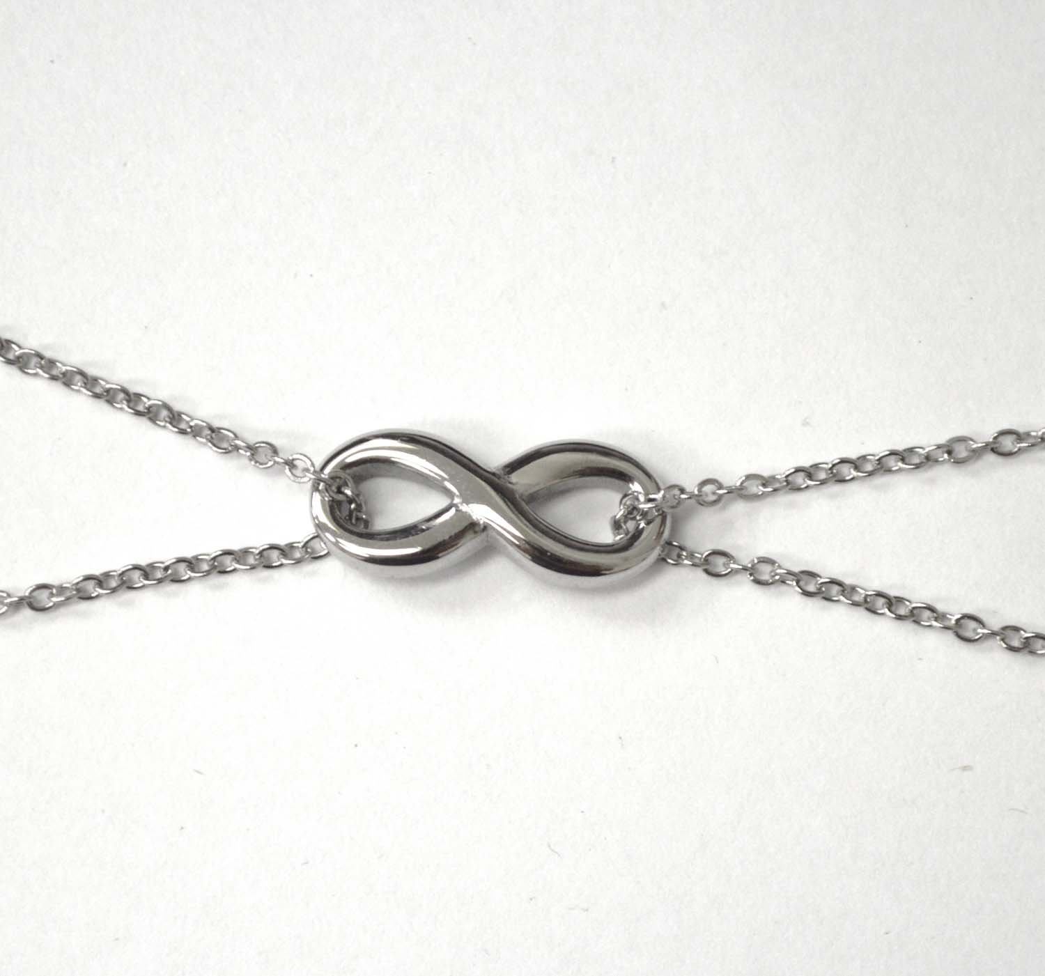 Infinity Design Stainless Steel Bracelet 84-1798-Sm