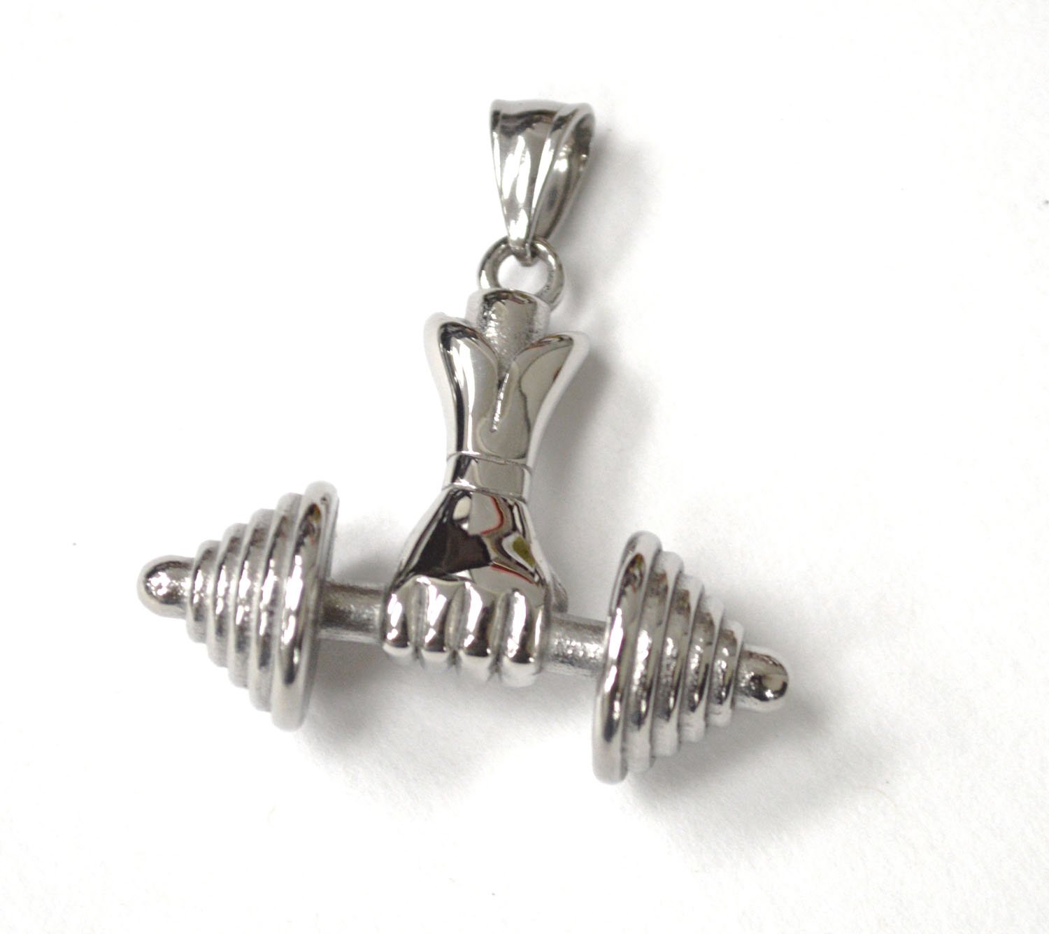 BARBEL Stainless Steel Pendant  86-1955S