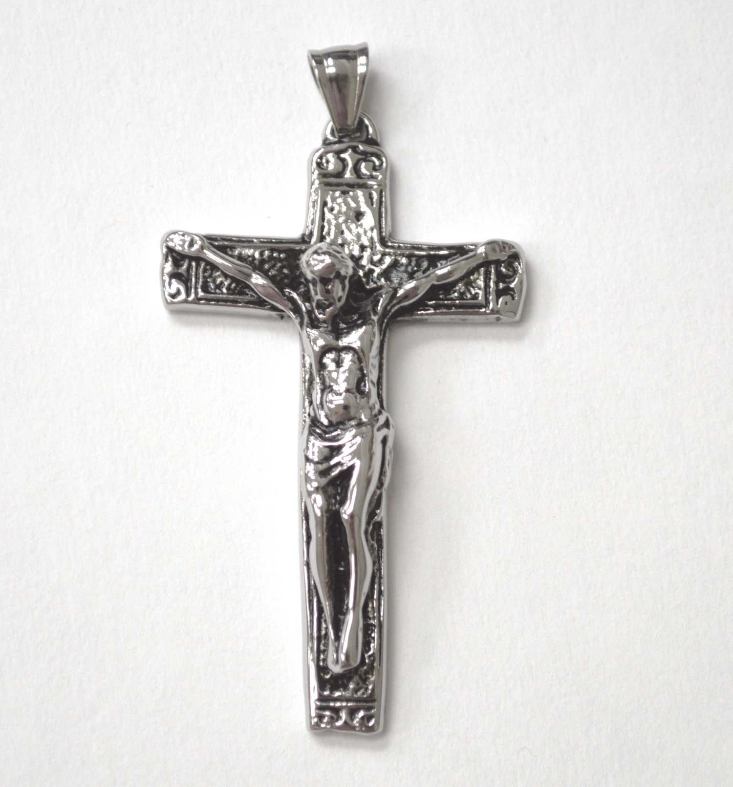 Crucifix Stainless Steel Pendant 86-2470