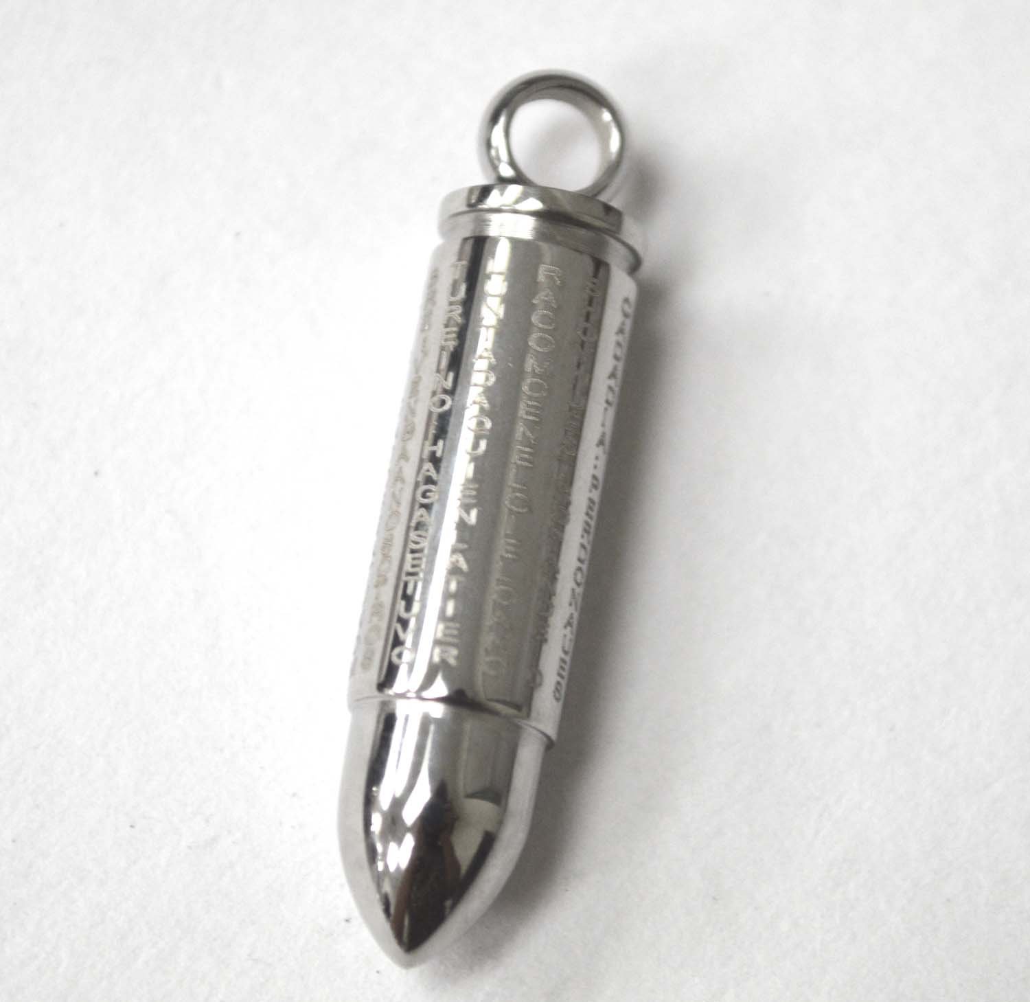Bullet Stainless Steel Pendant 86-2340S