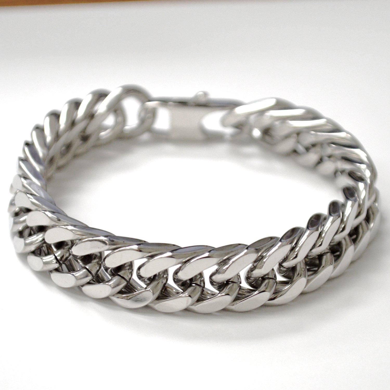 13mm ROMBO/GML Stainless Steel Bracelet 84-GMLS4-GL-13