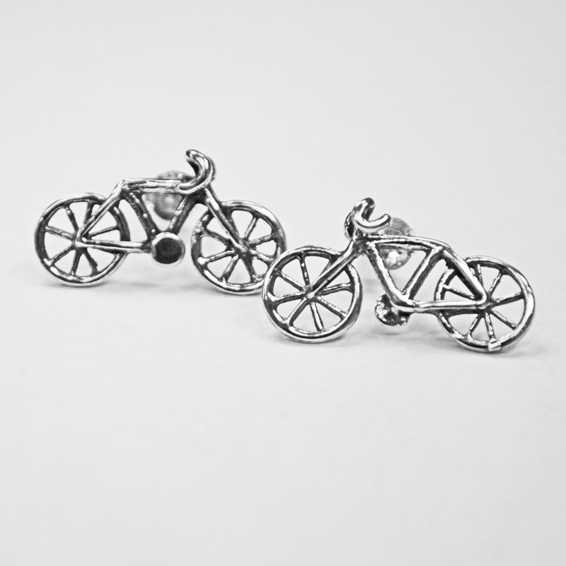 Bicycle Stud Earring