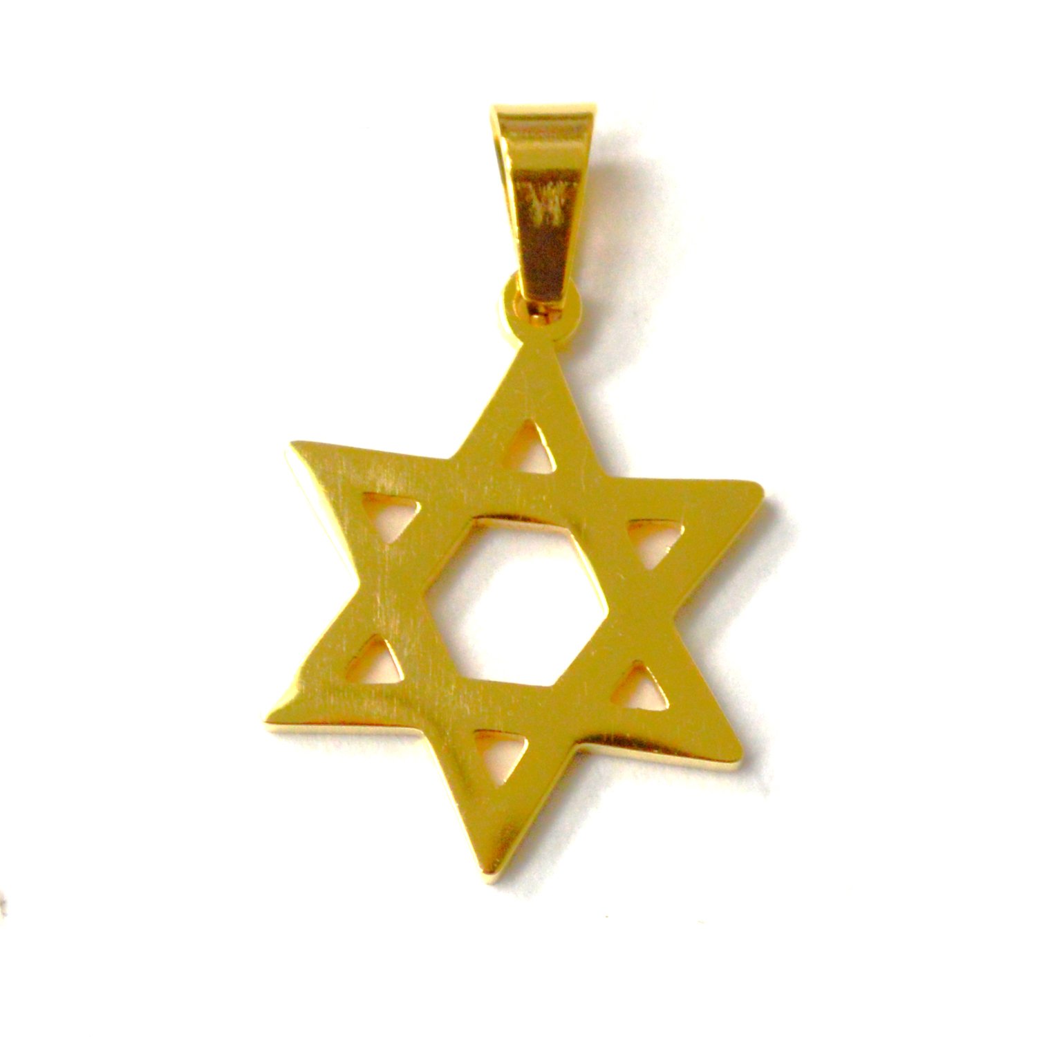 Star of David Gold Plated Pendant 86-2893G