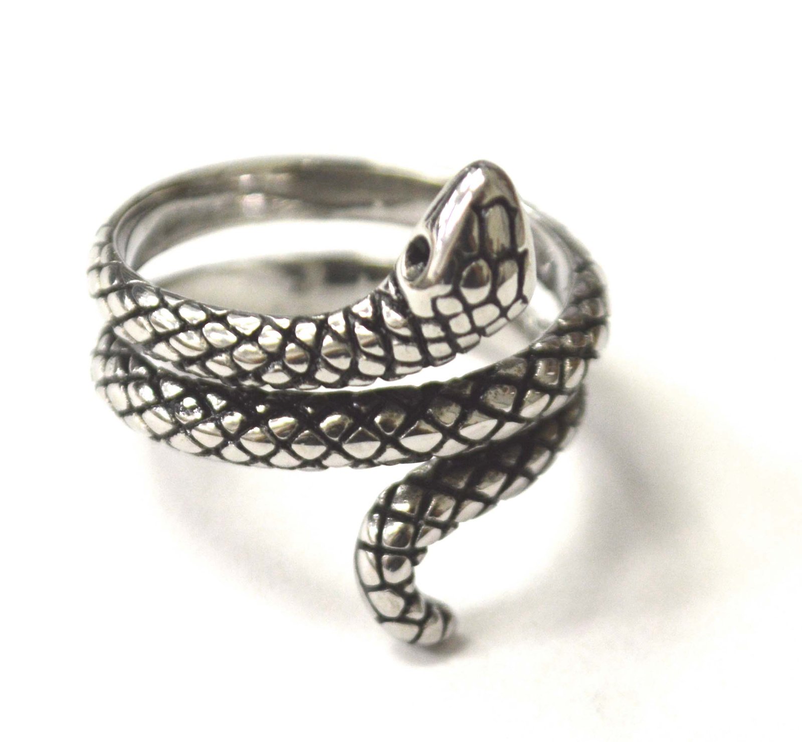 Snake Stainless Steel Ring 81-1339S-1