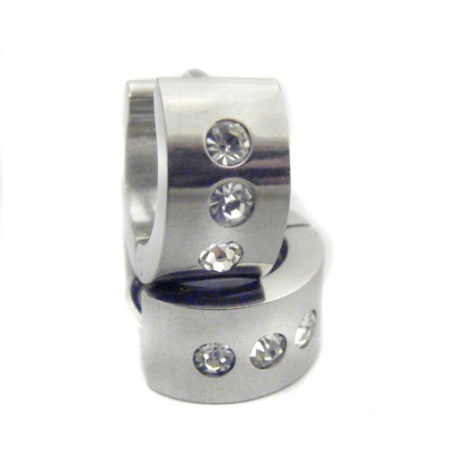 Stainless Steel Huggies Earring 83-386