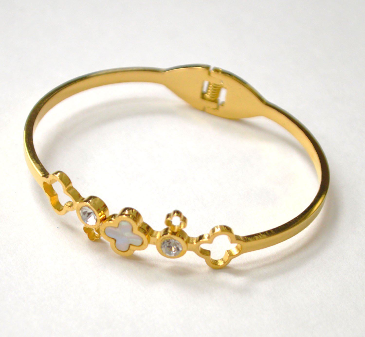 Designer Inspired Gold Plated Bangle 84-1912G