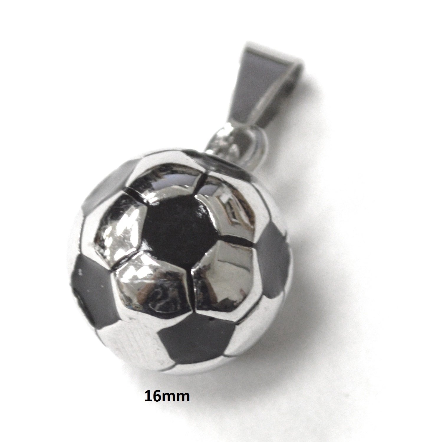 Soccer Ball Stainless Steel Pendant 86-1937S-L