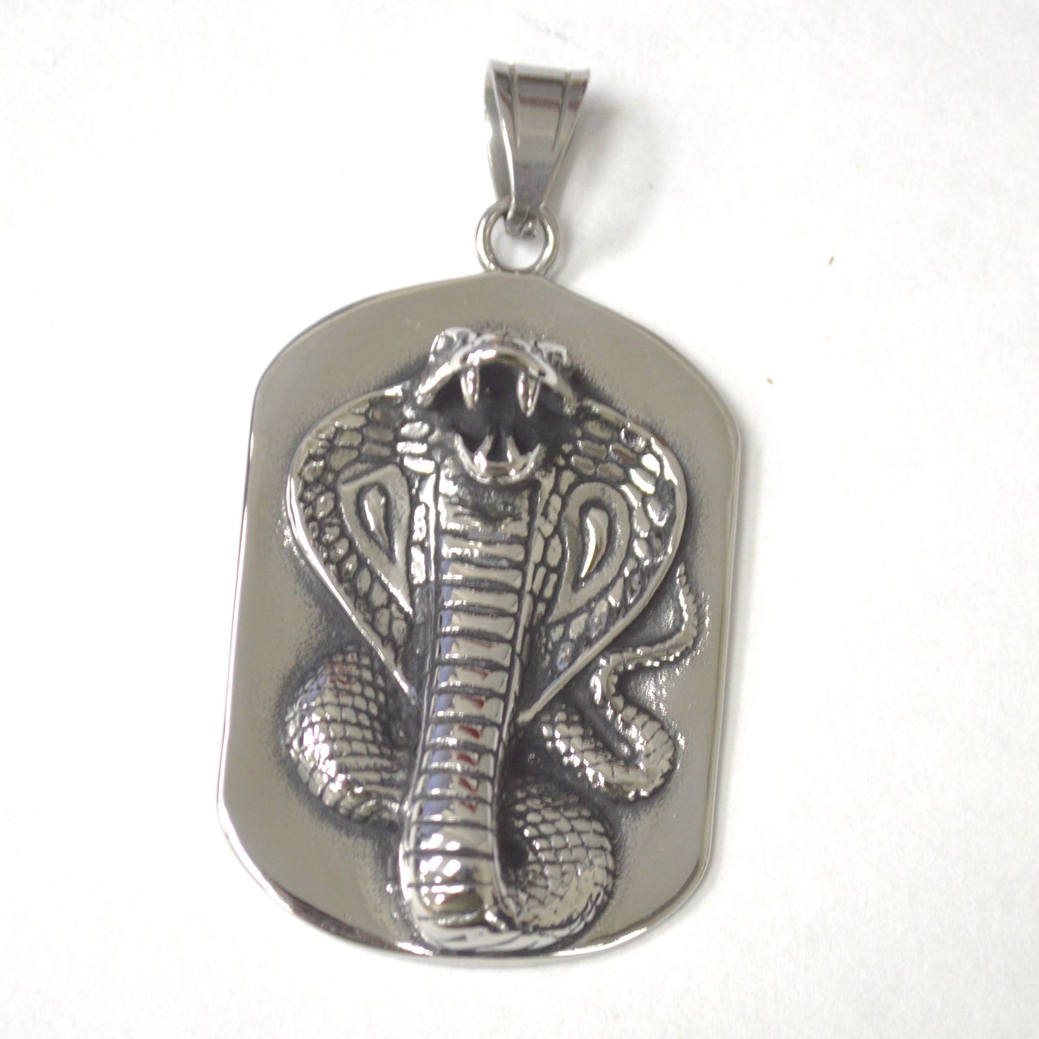 Cobra Snake Stainless Steel Pendant 86-3062