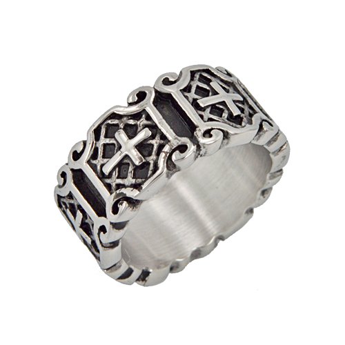 CELTIC CROSS STAINLESS RING 81-1122