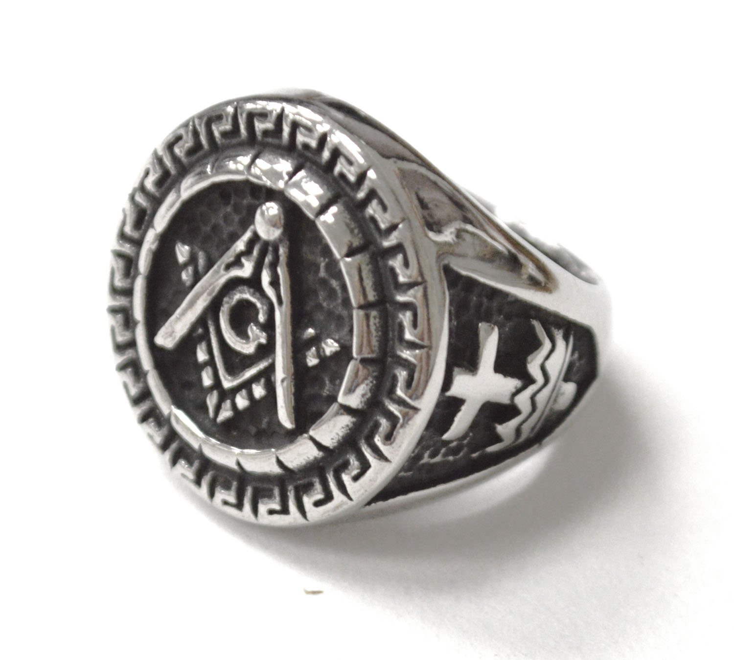 Masonic Stainless Steel Ring 81-1583