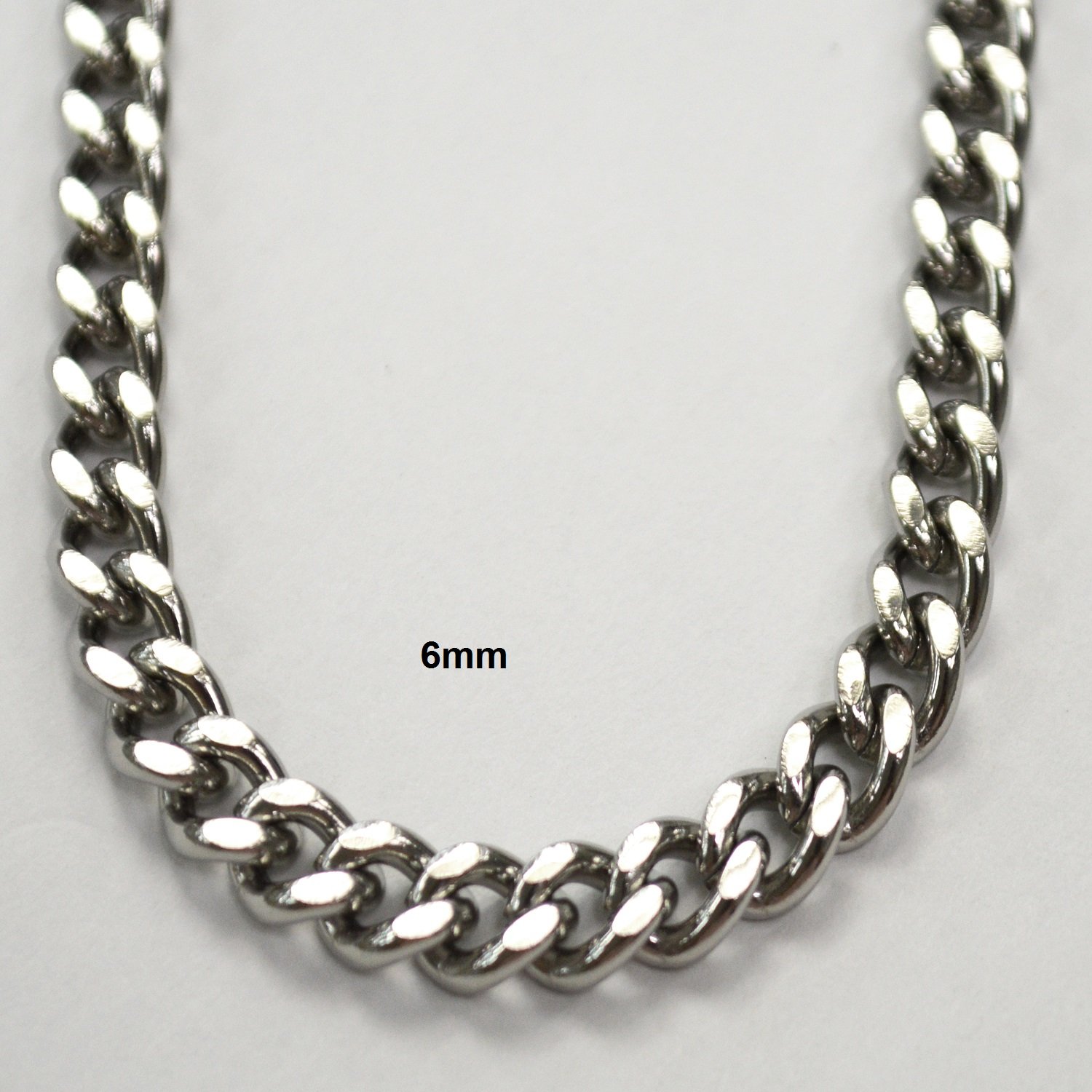 6mm Cuban Stainless Steel Chain 85-239-6