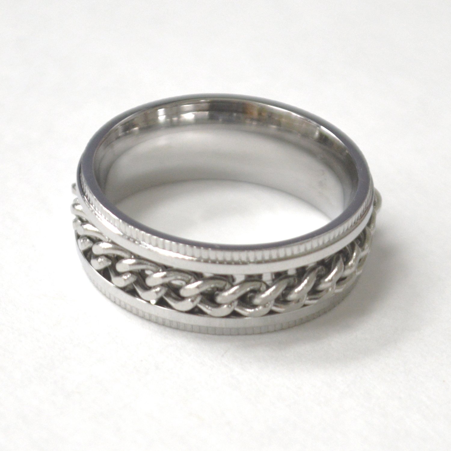 8mm Stainless Steel Ring 81-1677S