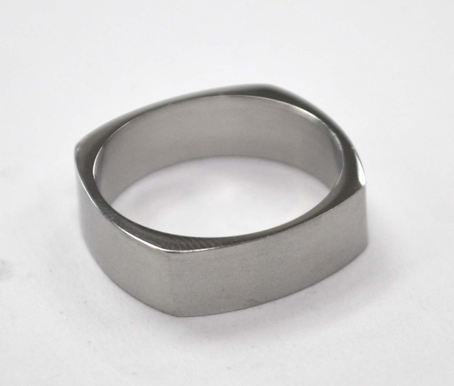 Octagon Shape Stainless Steel Ring 81-1446