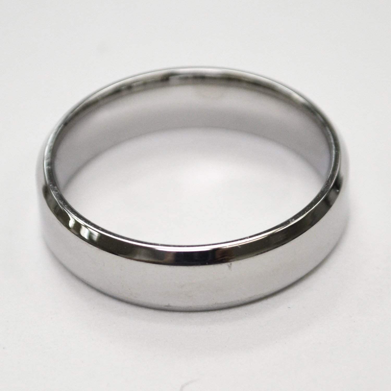 6mm Flat Shiny Finished Bevel Ring 81-1353S-6