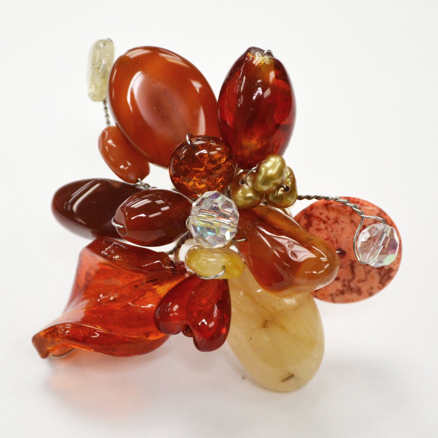 Semi Precious Stone Ring 522004