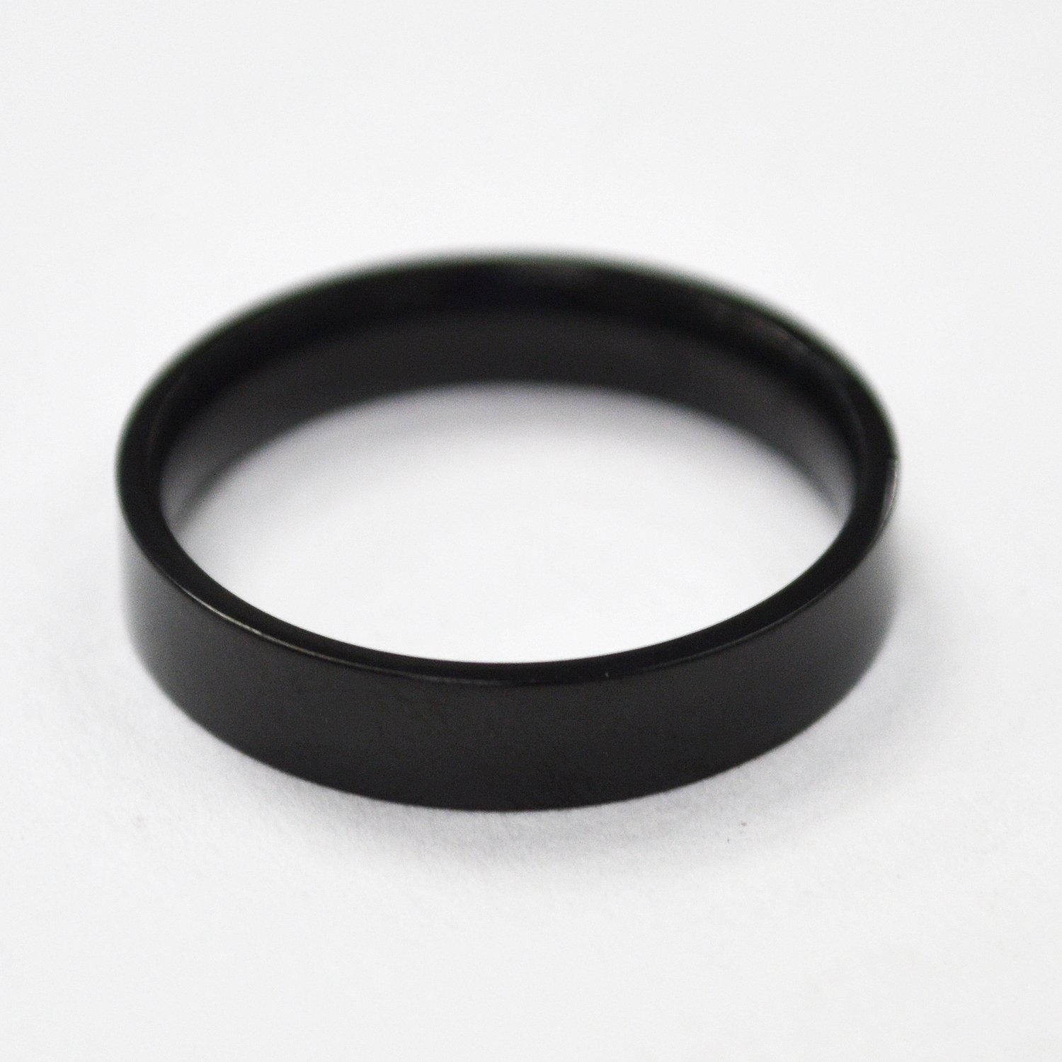 4mm Flat Black Plated Ring  81-215-4