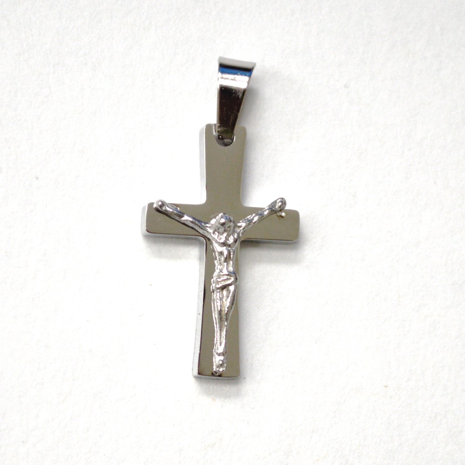 Crucifix Cross Pendant Stainless Steel 86-2106S