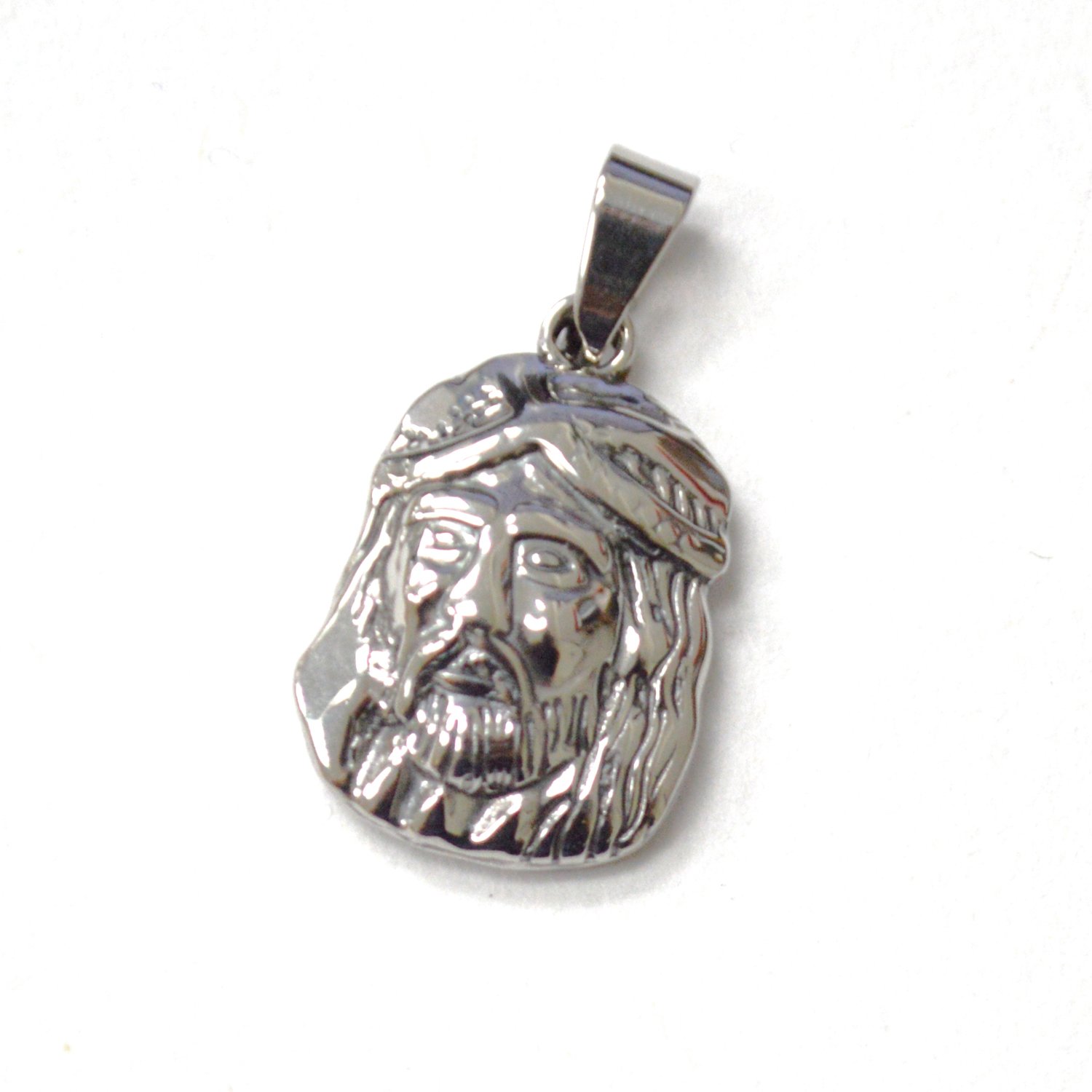 Jesus Face Stainless Steel Pendant 86-2498S