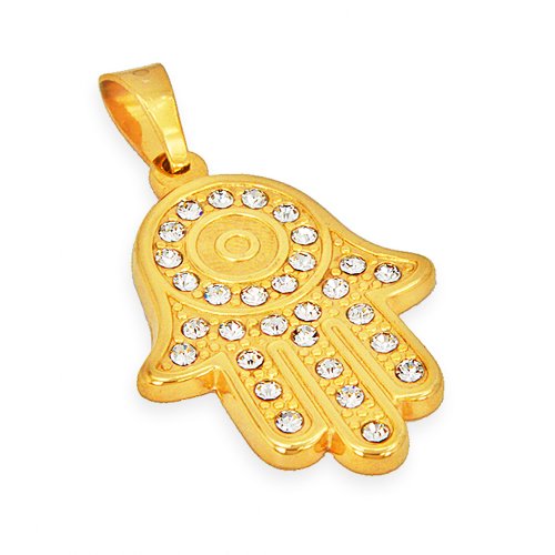 HAMZA Gold Plated Pendant 86-1781G