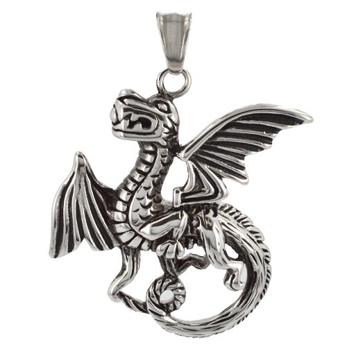 Dragon Stainless Steel Pendant 86-2116S