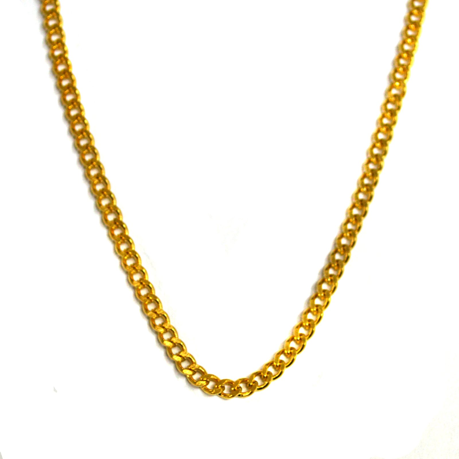 3mm Gold IP Plate Cuban 85-239G-3