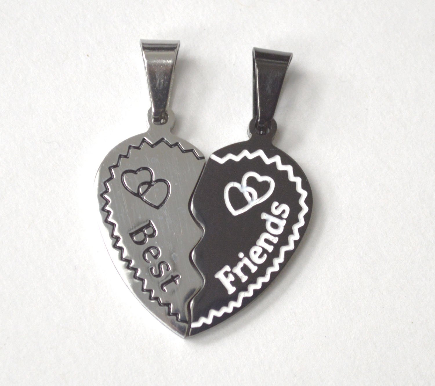 Best Friend Breakable Heart Pendant 86-1596-2TB