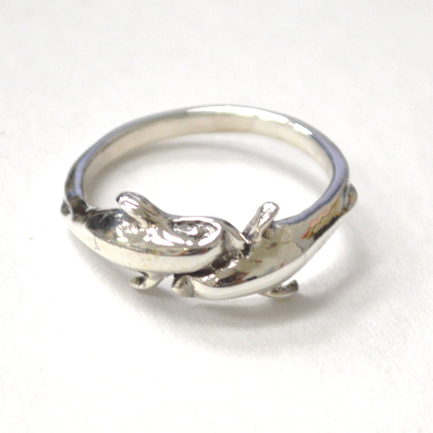 Dolphin Sterling Silver Ring 51-3090