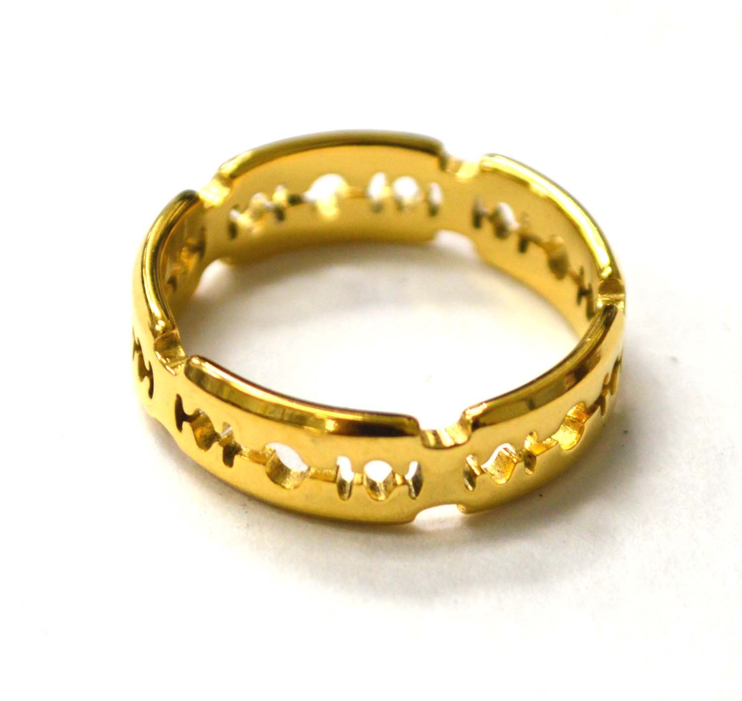 Blade Gold IP Plated Ring 81-1381G