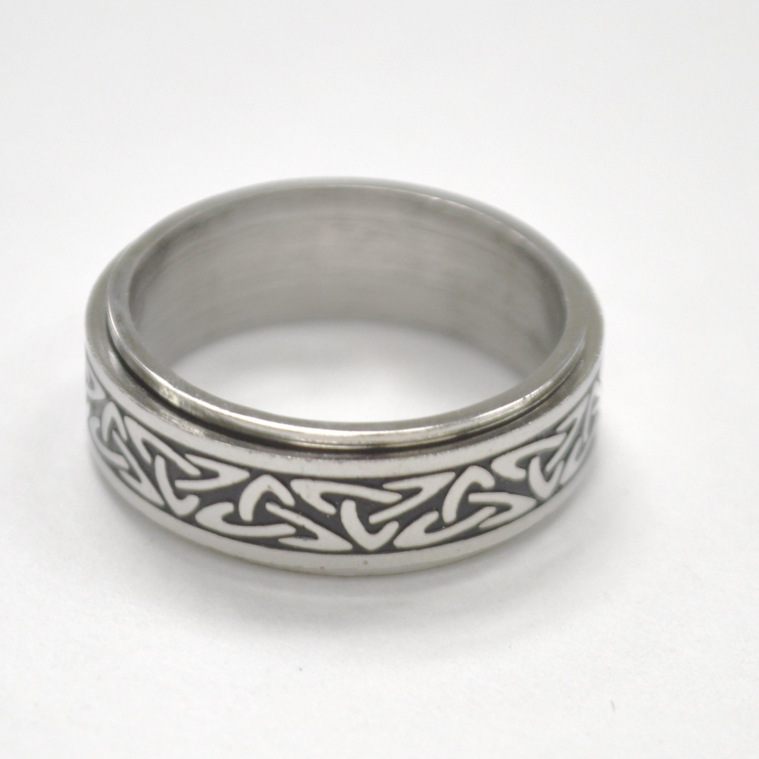 Celtic Spinner Stainless Steel Ring 81-1679S