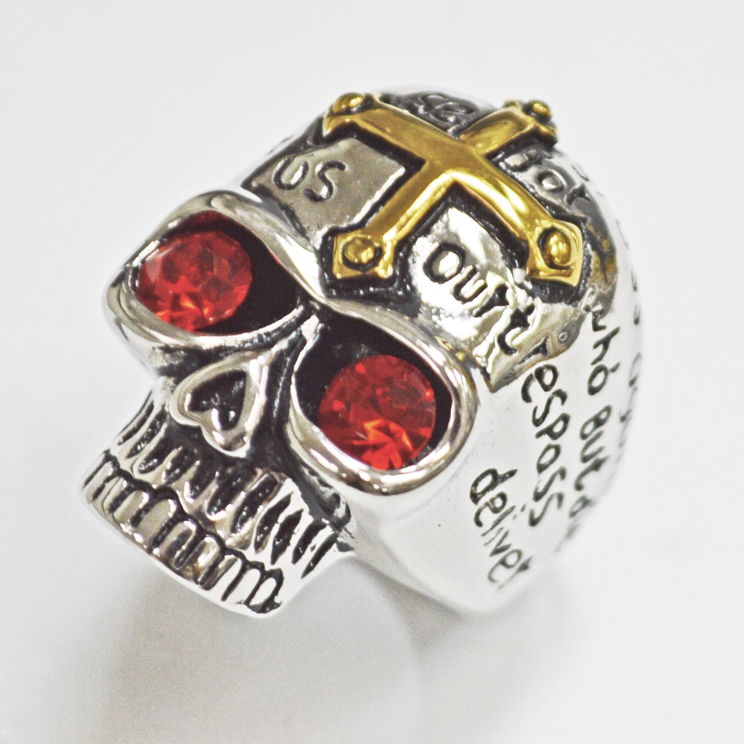 SKULL HEAD RING (20x32mm) 81-823-2T