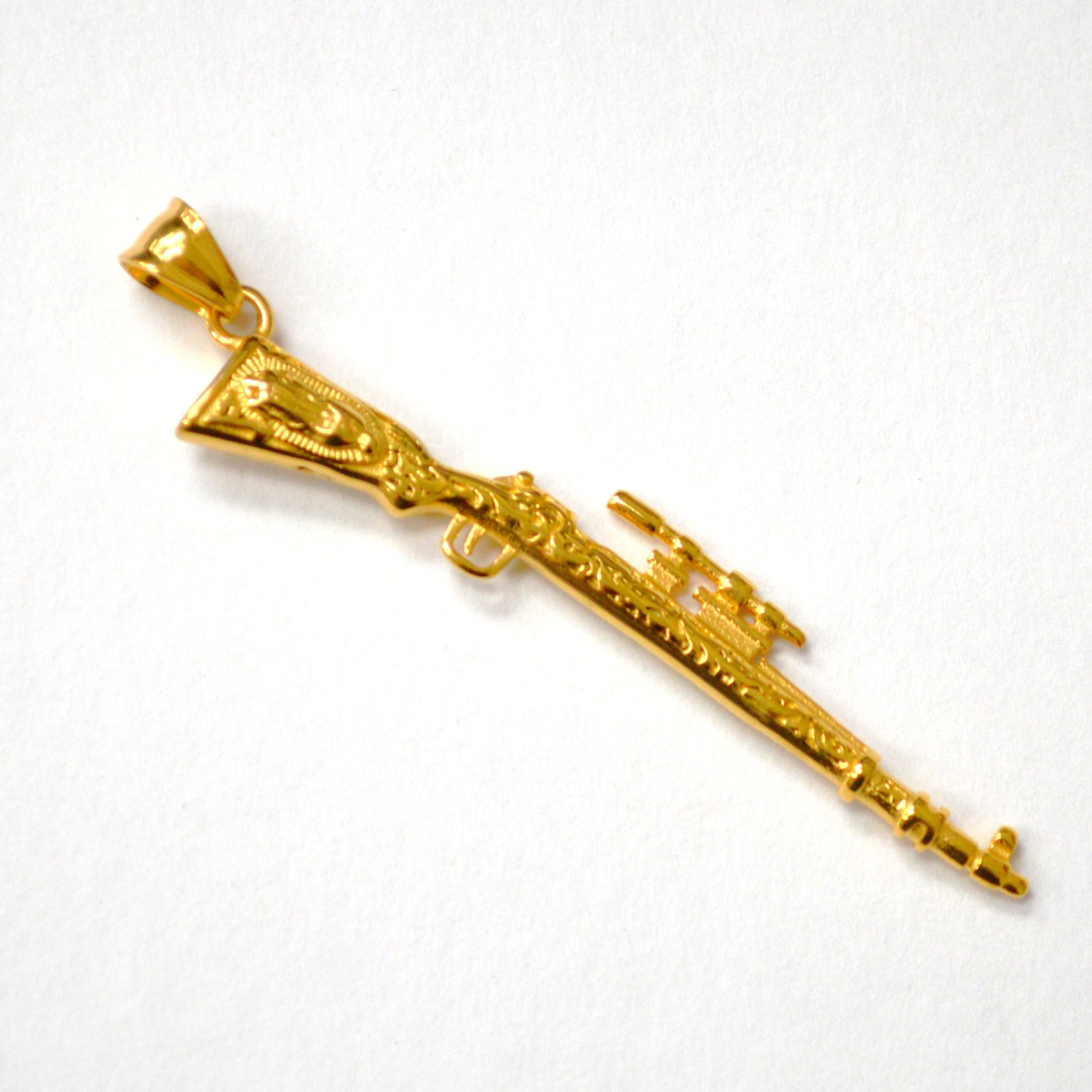 Firearms Gold Plated Pendant 86-2913G