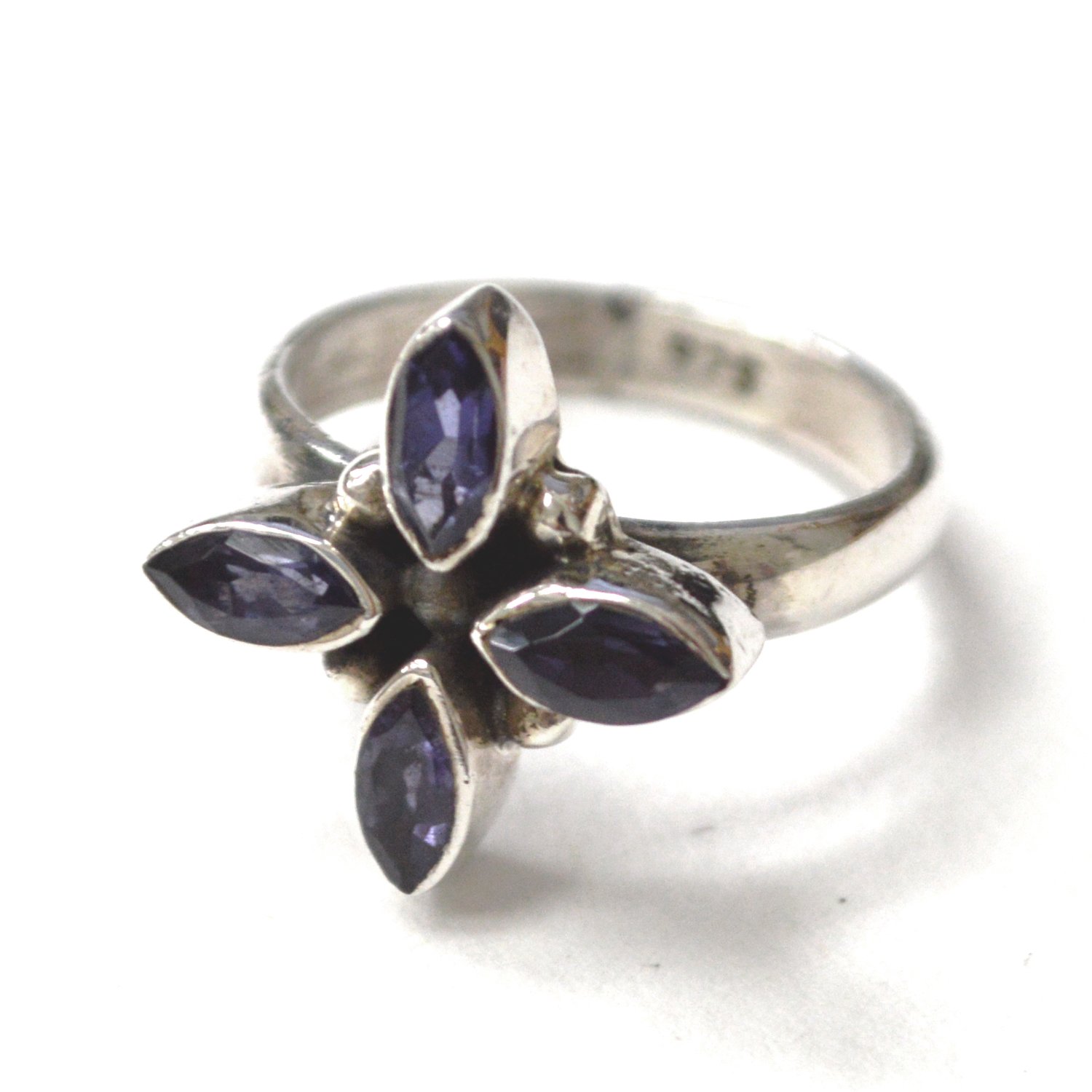 Semi Precious Stone Sterling Silver Ring 51-3014