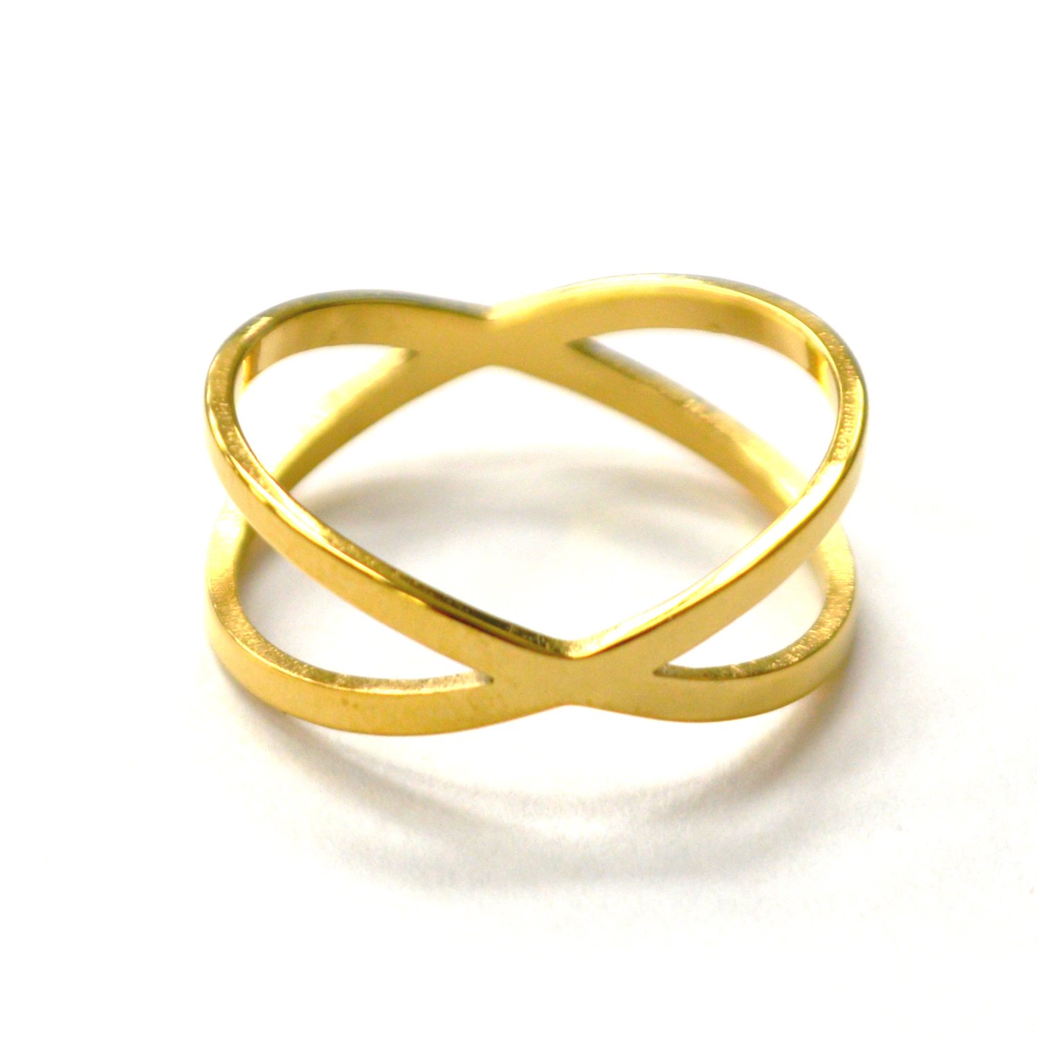 X Gold IP Plated Ring 81-1748G