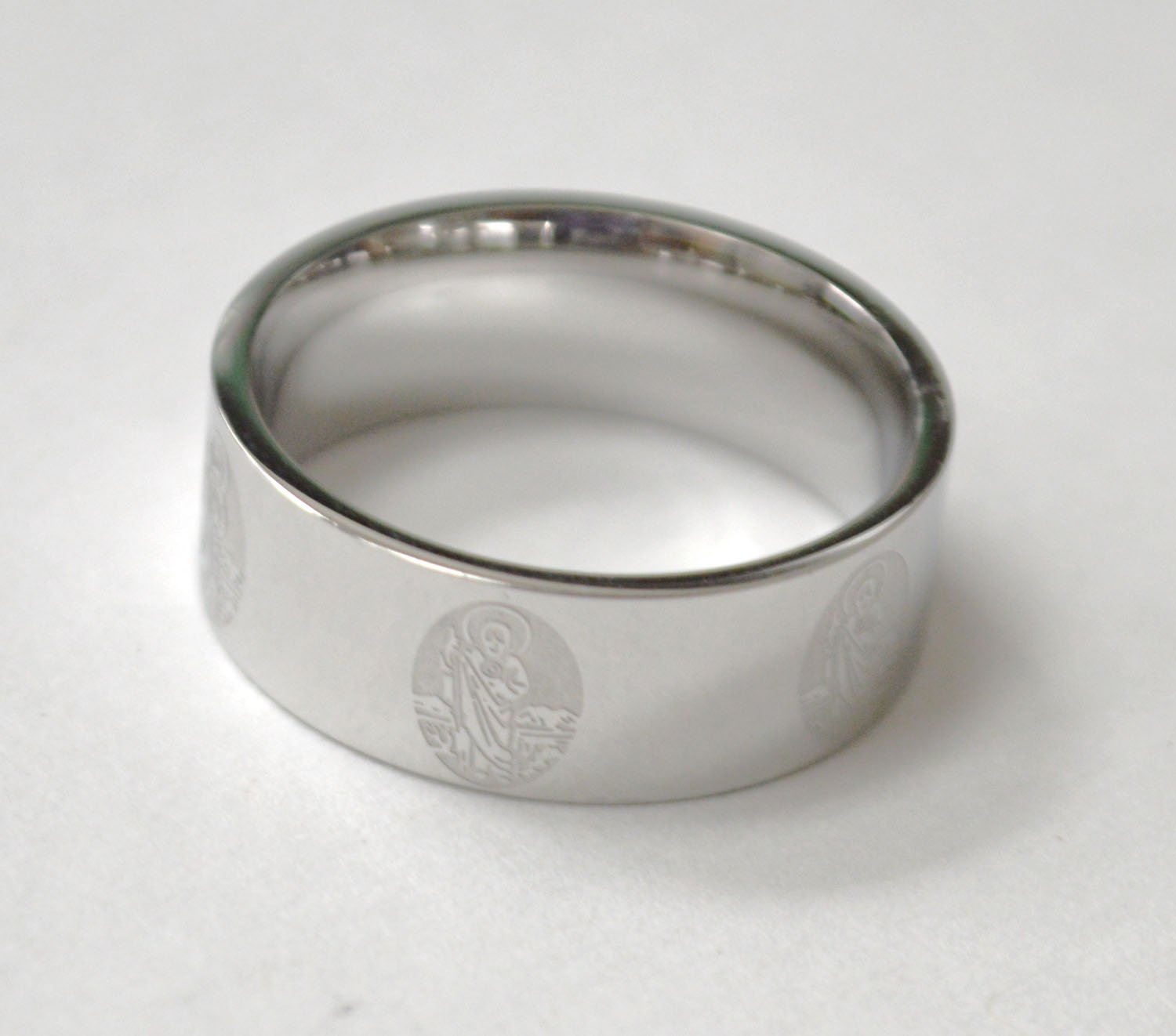 St Jude Stainless Steel Ring 81-1594S