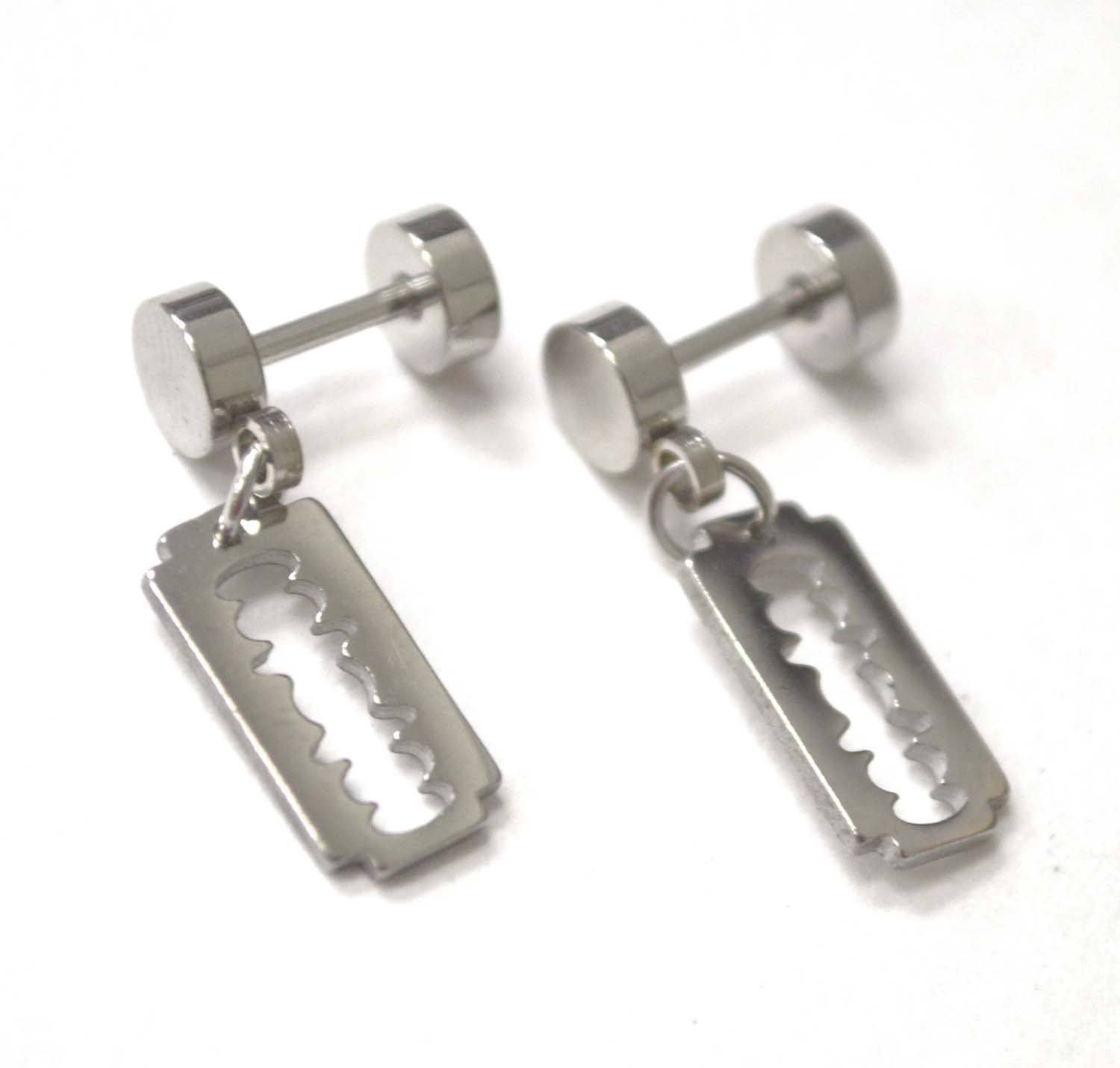 Dangling Blade  Earring Screw Back 83-838